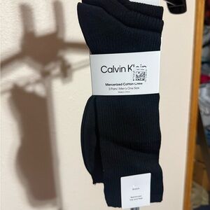 Calvin Klein Men's Black Dress Socks - 3 Pack